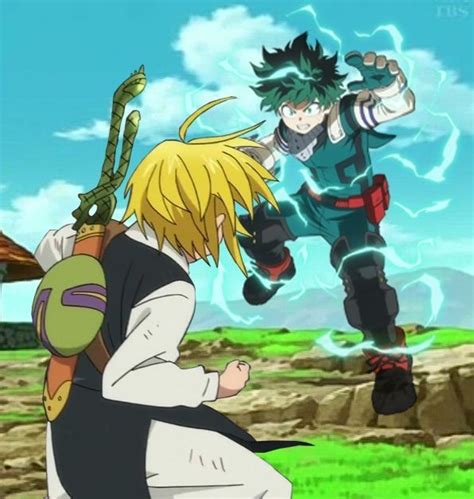 Comparación de habilidades entre Meliodas y Deku