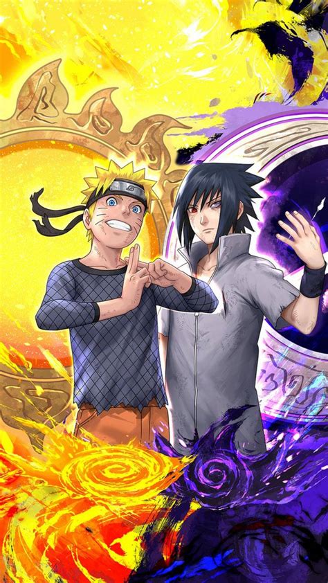 Portada de un doujinshi de Naruto y Sasuke