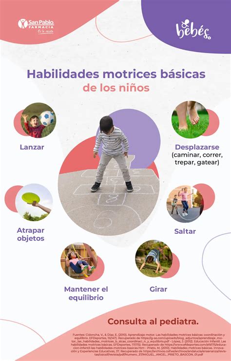 infografía sobre desarrollo de habilidades motoras con juguetes