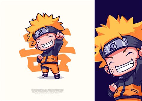 Ilustración de personajes de Naruto en un estilo artístico diferente