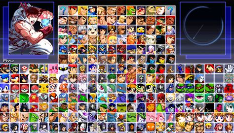 Comparativa de estilos de personajes de Mugen