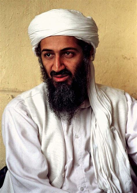 Fotografía de Osama bin Laden en Afganistán