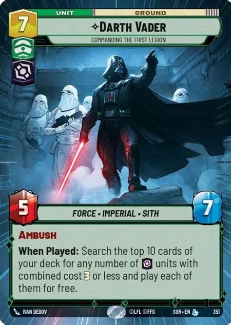 Carta de Darth Maul en Star Wars: Unlimited