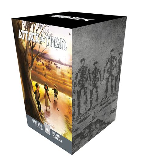 Portada del box set ATTACK ON TITAN THE FINAL SEASON PART 2 MANGA BOX SET