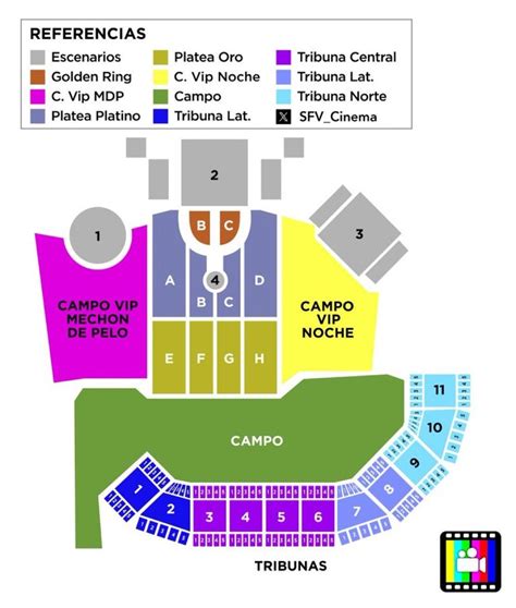 Mapa de Gavà destacando las ubicaciones del festival