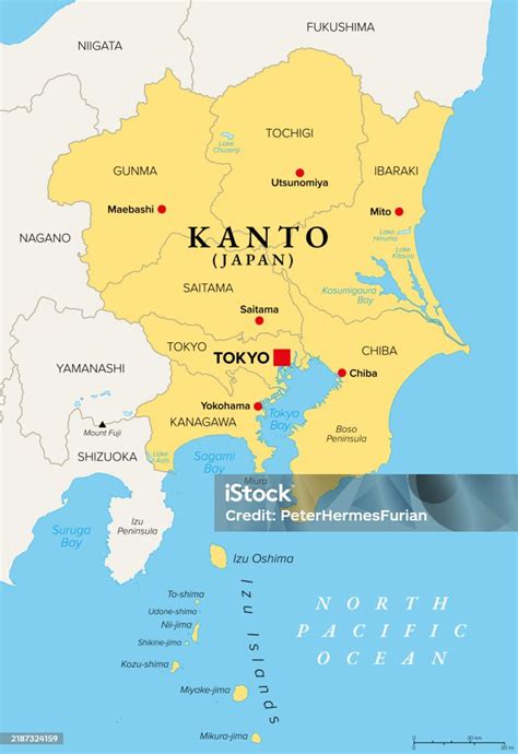 Mapa de Japón destacando Kanto y Kyushu