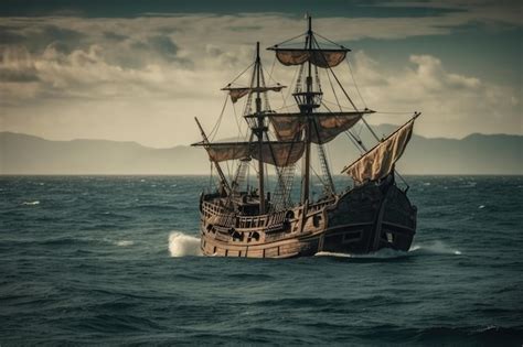 Barcos piratas navegando en Grand Line