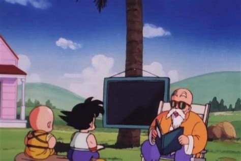 Maestro Roshi dando instrucciones