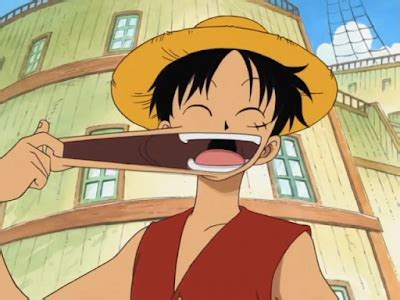 Monkey D. Luffy como hombre de goma