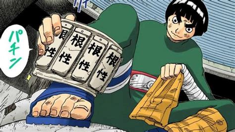 Rock Lee entrenamiento playa