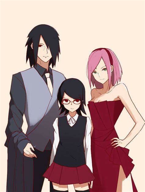 Sarada Uchiha reflexionando sobre su familia