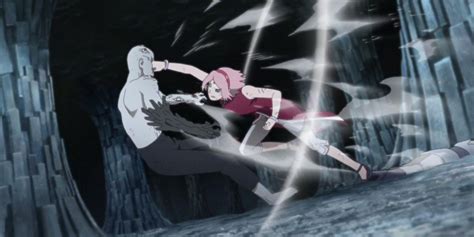 Sakura Haruno derrotando a Shin Uchiha
