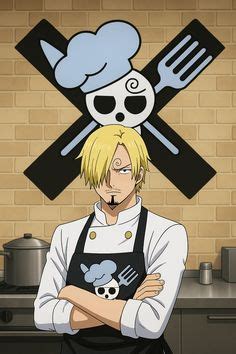 Ilustración de Sanji cocinando en el Baratie