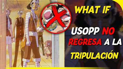 Usopp regresa a la tripulación