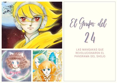 Ilustración grupal de mangakas del Grupo del 24