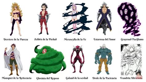 Representación de los Diez Mandamientos de Nanatsu no Taizai