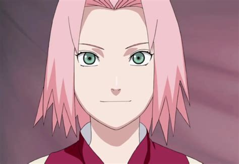 Sakura Haruno tocando la frente de Sarada