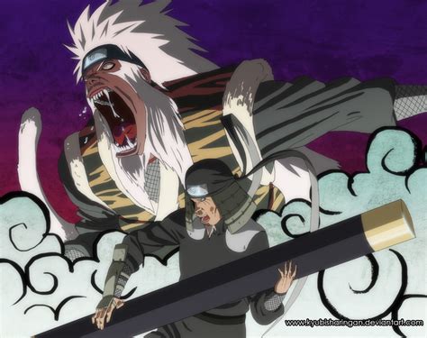 Hiruzen Sarutobi invocando a Enma