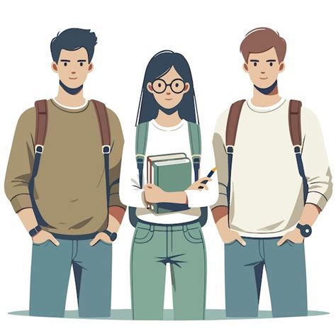 Ilustración de los estudiantes de la Academia de Defensa Especial