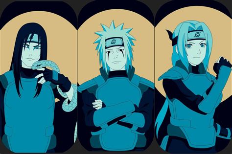 Ilustración de los Tres Sannin Legendarios