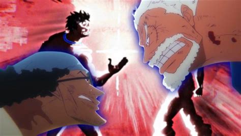 Flashback de Garp y un joven Kuzan