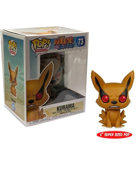 Figura Funko Pop de Kurama brillando en la oscuridad