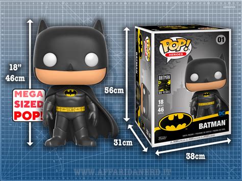 Comparación de tamaño entre un Funko Pop estándar y un Funko Pop Deluxe