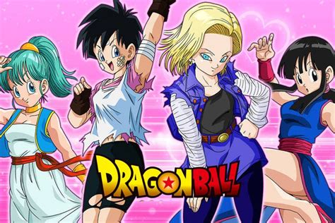 Mujeres de Dragon Ball discutiendo alrededor de una mesa