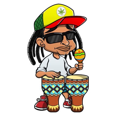 Músicos tocando instrumentos tradicionales Kanak con influencias de reggae