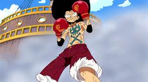 Luffy luchando en Water Seven