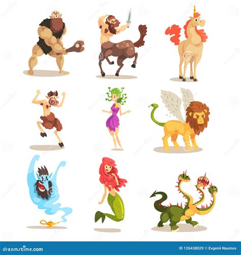 Ilustración de Usoppaka el centauro y Lugyao el dragón