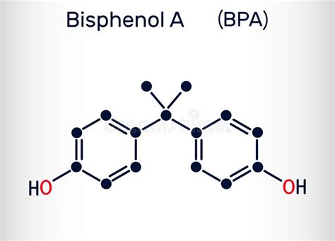 Estructura química del Bisfenol A