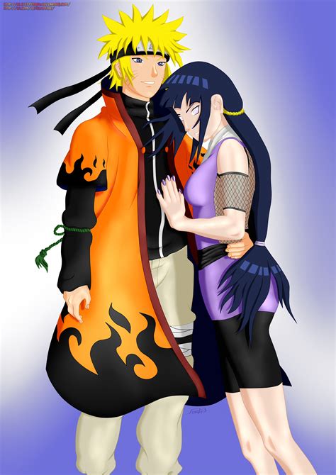 Hinata Hyuga y Naruto Uzumaki juntos