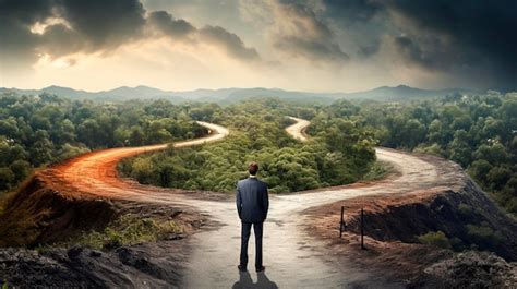 Ilustración de una persona dudando entre dos caminos, uno solitario y otro en pareja.