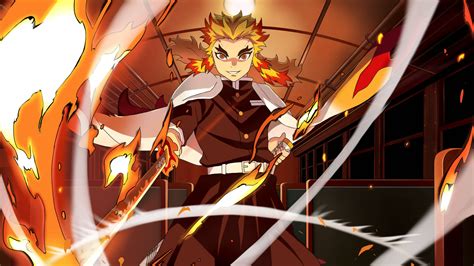 Kyojuro Rengoku en el Tren Mugen