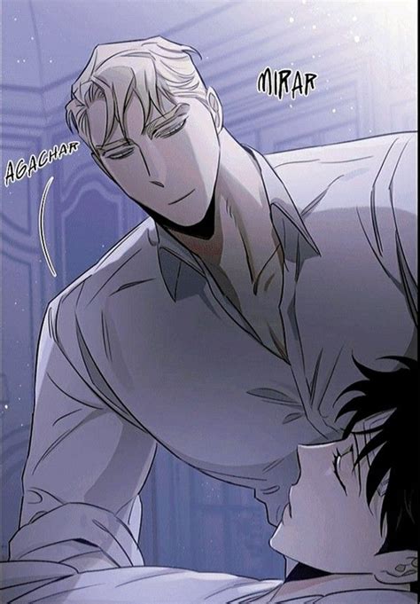 Ilustración de Jeong Iwon y César Alexandrovich Sergueiev en una pose tensa