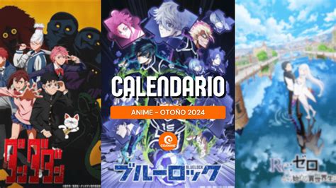 Calendario de estrenos de anime de otoño