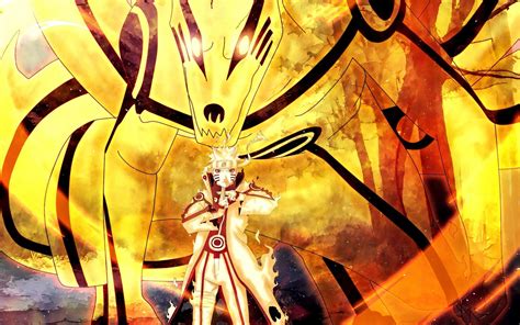Naruto Uzumaki en su Modo Bijuu