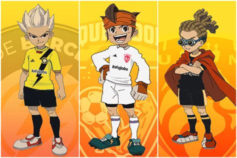 Personajes de Inazuma Eleven en un festival