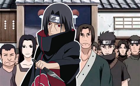 Representación artística de la tragedia del clan Uchiha