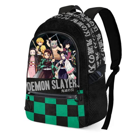 Diseño de mochila escolar de Demon Slayer