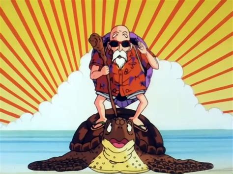 Maestro Roshi (Duende Tortuga) en pose icónica