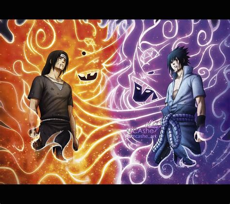 Comparación de Susanoo de Sasuke e Itachi
