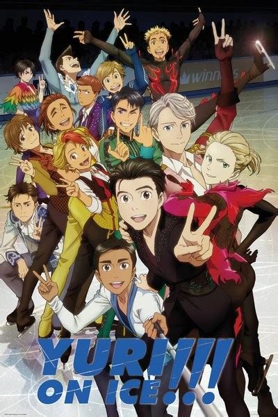 Póster promocional de Yuri!!! on Ice