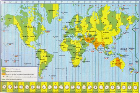 Mapa de zonas horarias para el estreno de anime