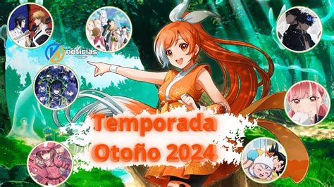 Logotipos de varios animes populares de la temporada de otoño