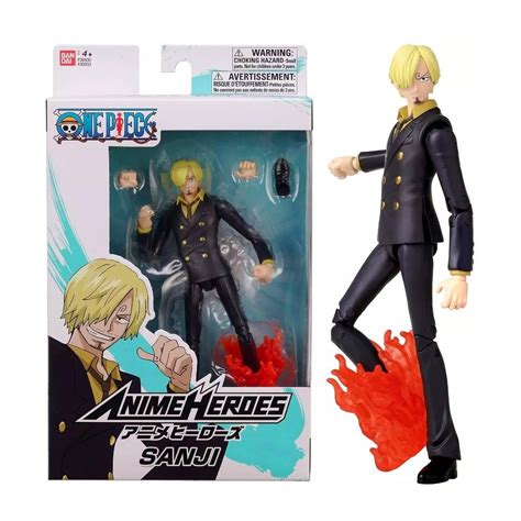 Figura articulada de Sanji en pose de combate