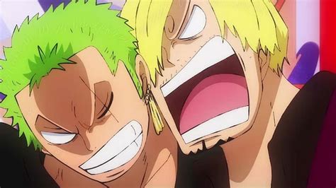 Sanji y Zoro en una pose de combate