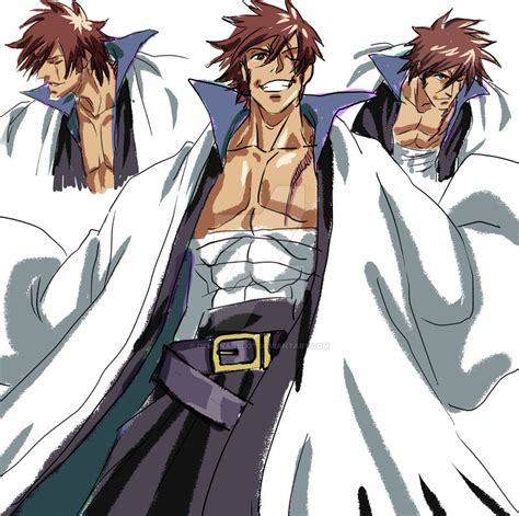 Ilustración de Shiro Morimoto, el Capitán del Clan Morimoto.