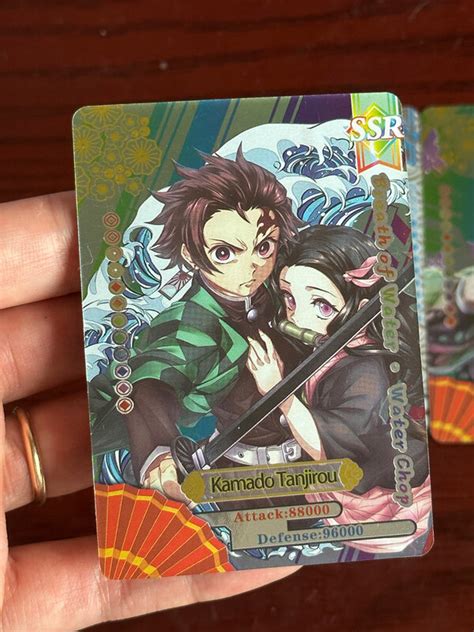 Tarjeta ilustrada de Demon Slayer